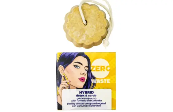 BioGentleaf Zero Waste Hybrid Pastilla de Champú Low Poo sin Sulfato 60gr